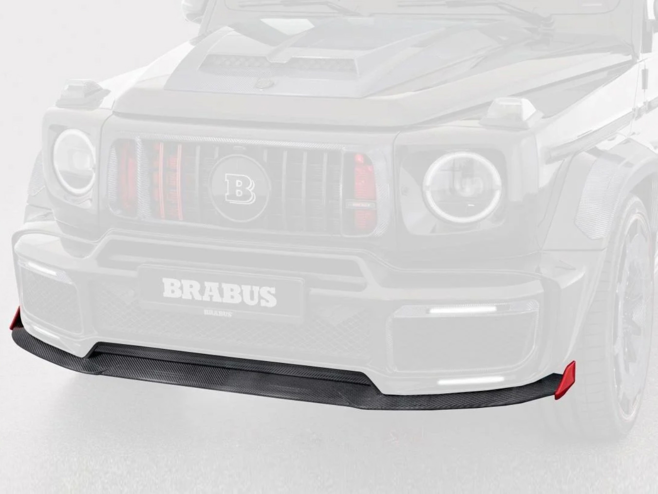 Carbon Fiber Front Lip Spoiler BRABUS G900 Rocket for Mercedes-Benz W463a W464